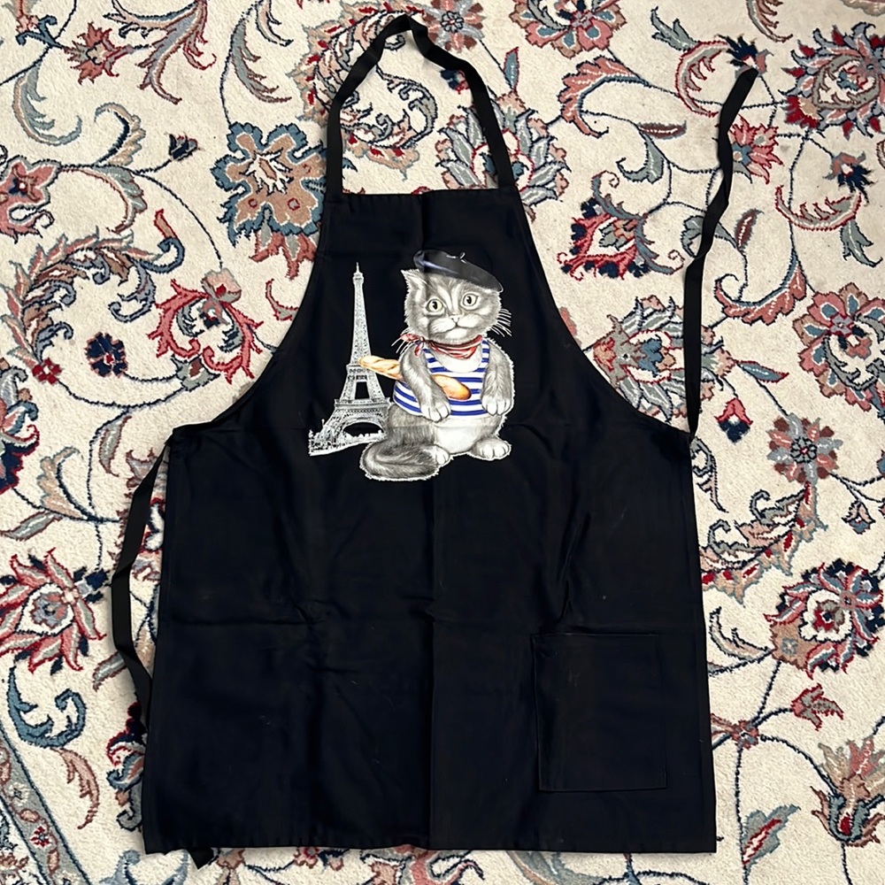 2-4-1 Parisian Cat Apron